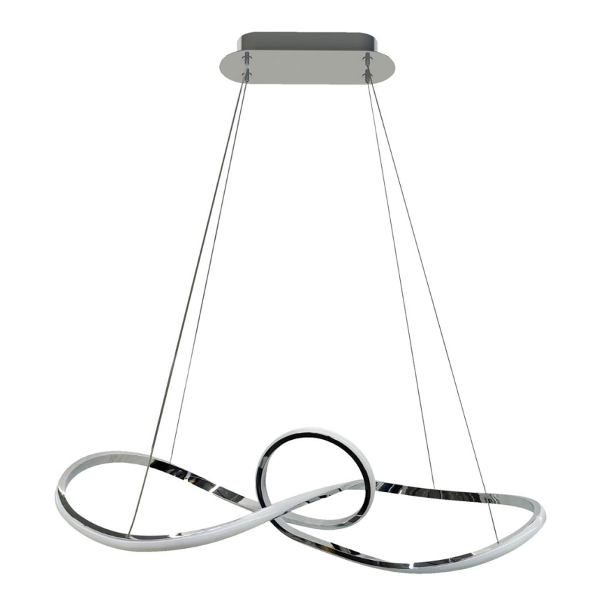 LED-kattokruunu johdossa MARCO LED/42W/230V kiiltävä kromi
