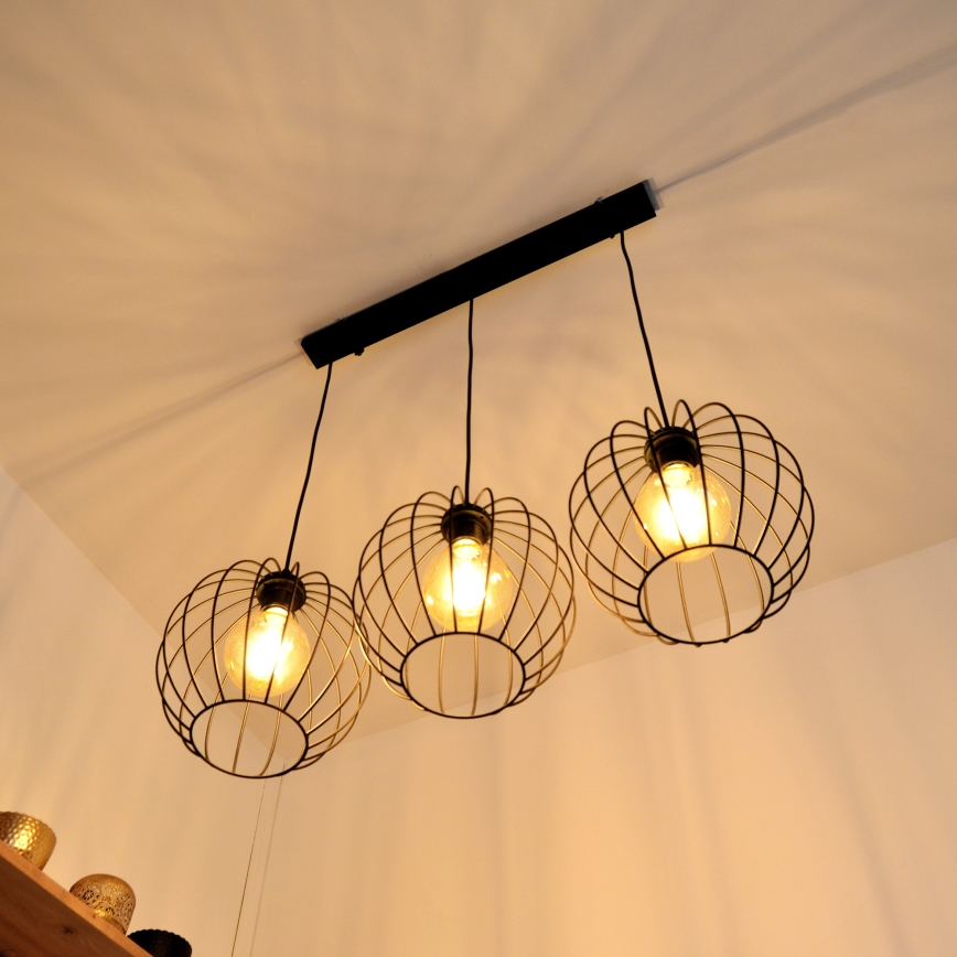 LED-kattokruunu johdossa MERCURE 3xE27/15W/230V