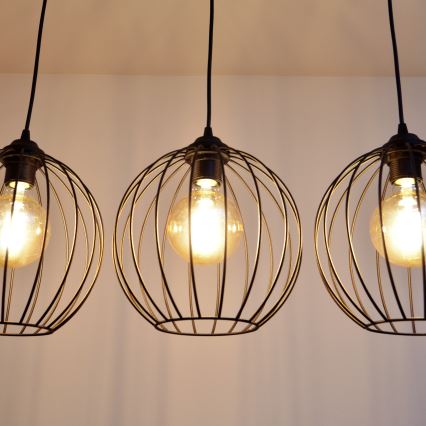 LED-kattokruunu johdossa MERCURE 3xE27/15W/230V