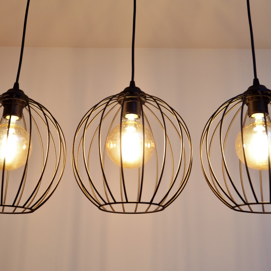 LED-kattokruunu johdossa MERCURE 3xE27/15W/230V