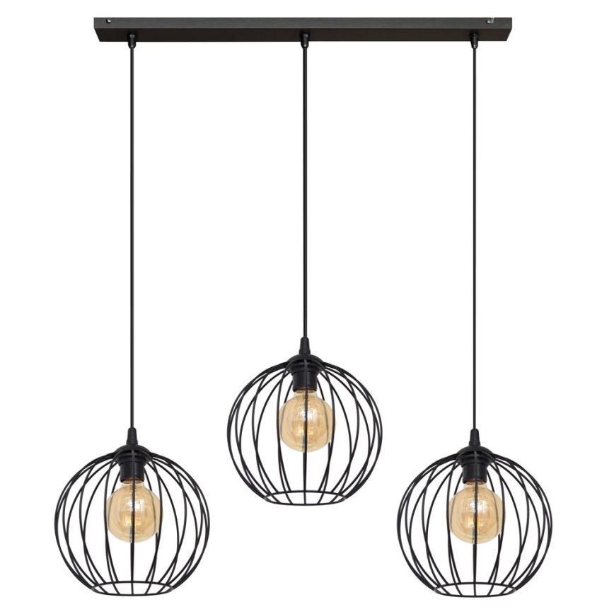 LED-kattokruunu johdossa MERCURE 3xE27/15W/230V
