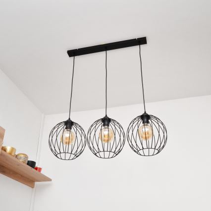LED-kattokruunu johdossa MERCURE 3xE27/15W/230V