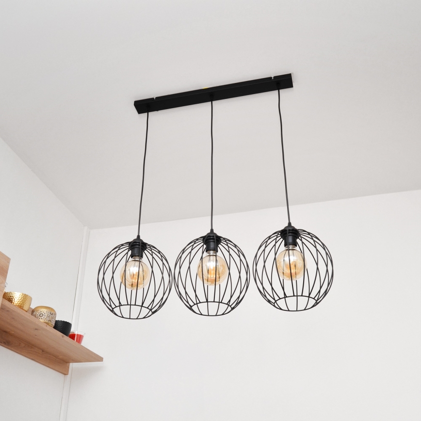 LED-kattokruunu johdossa MERCURE 3xE27/15W/230V