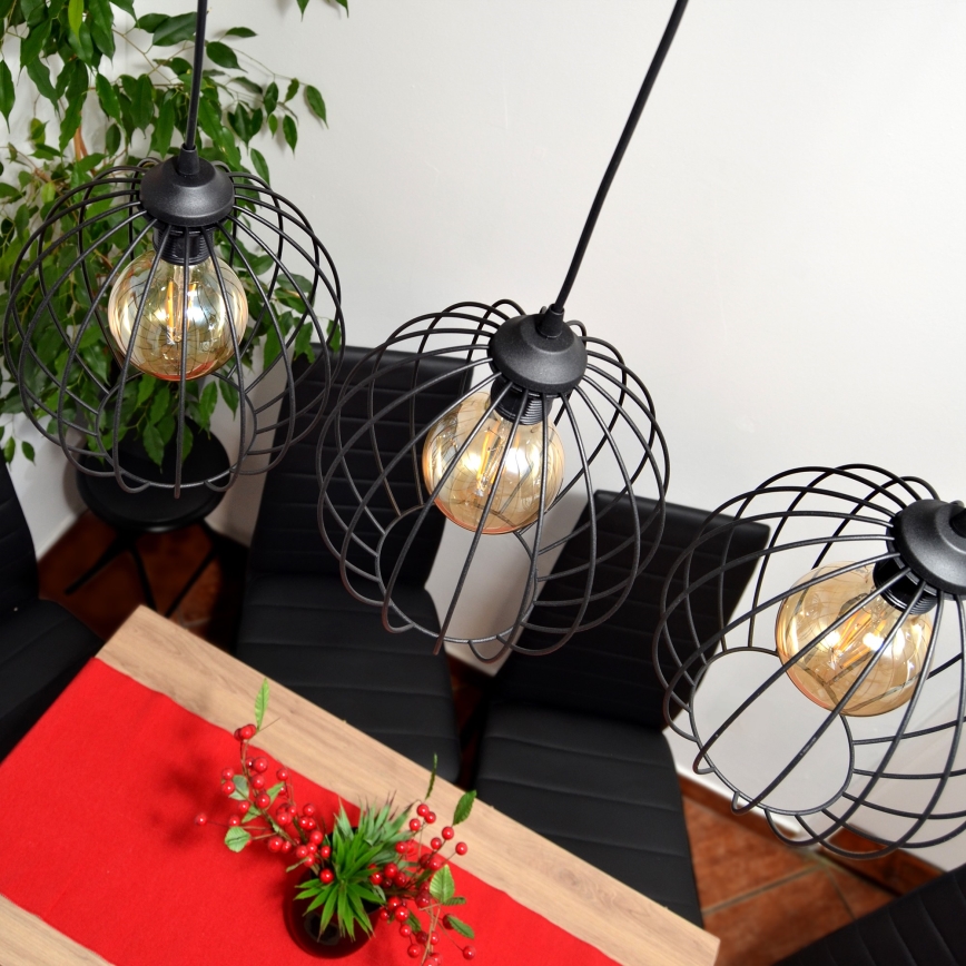 LED-kattokruunu johdossa MERCURE 3xE27/15W/230V