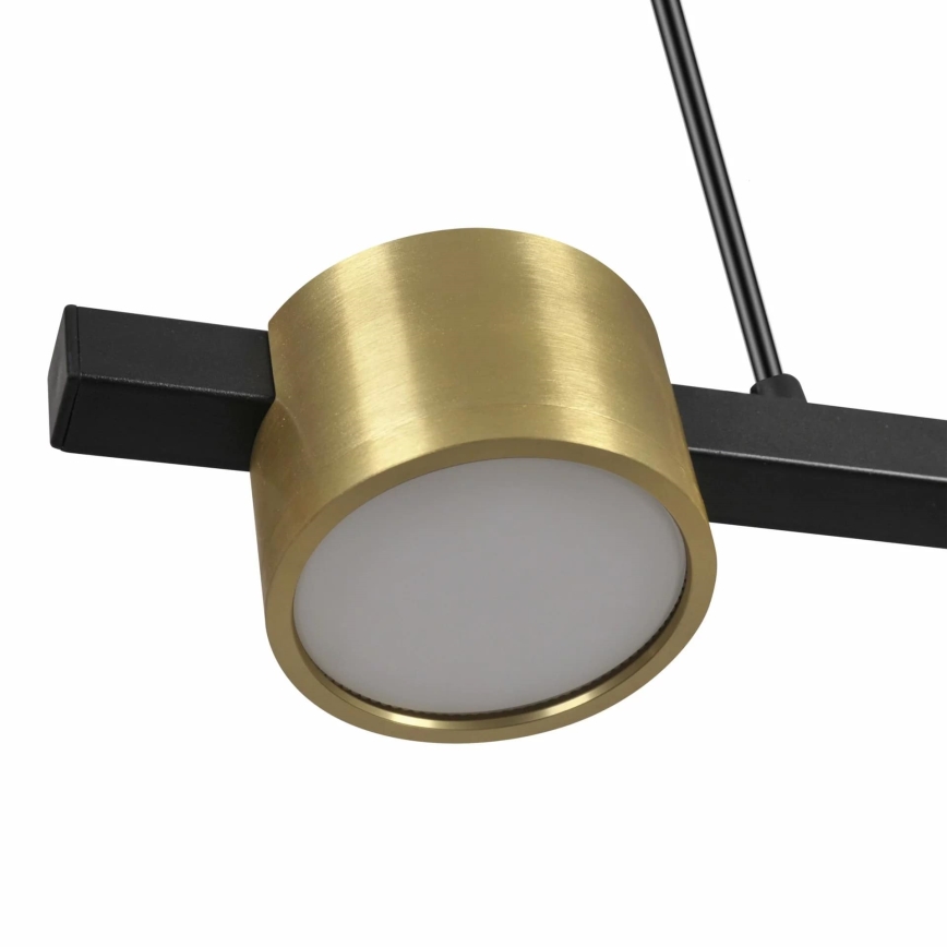 LED-kattokruunu johdossa MIRELLA 3xGX53/6W/230V kulta/musta
