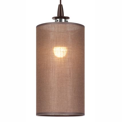 LED-kattokruunu johdossa NOEL MINI 1xE27/60W/230V ruskea