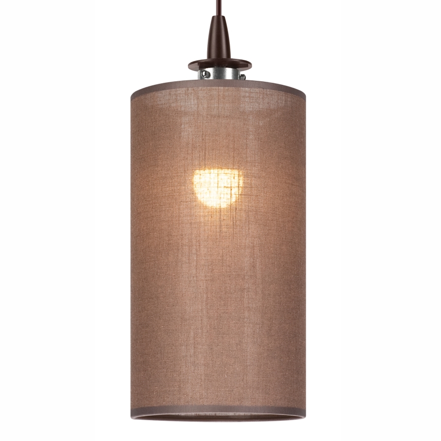 LED-kattokruunu johdossa NOEL MINI 1xE27/60W/230V ruskea