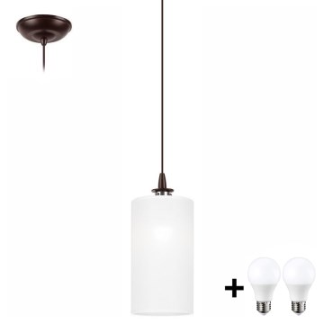LED-kattokruunu johdossa NOEL MINI 1xE27/60W/230V valkoinen