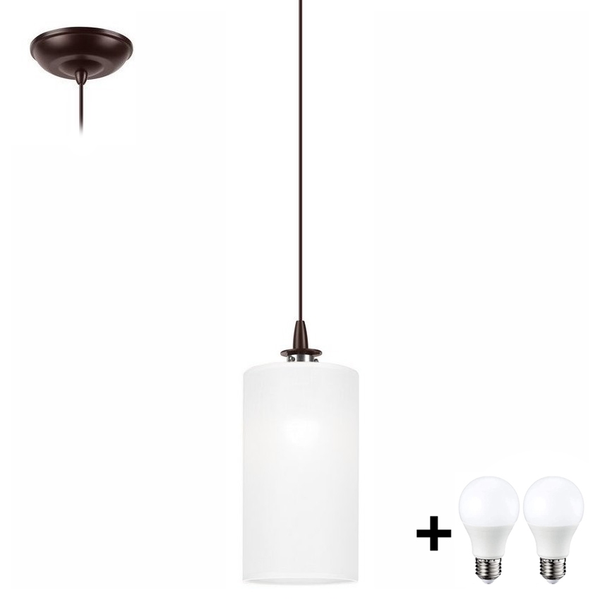 LED-kattokruunu johdossa NOEL MINI 1xE27/60W/230V valkoinen