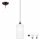 LED-kattokruunu johdossa NOEL MINI 1xE27/60W/230V valkoinen