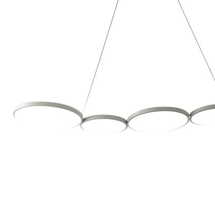 LED-kattokruunu johdossa OLYMPIA 5xLED/10W/230V harmaa
