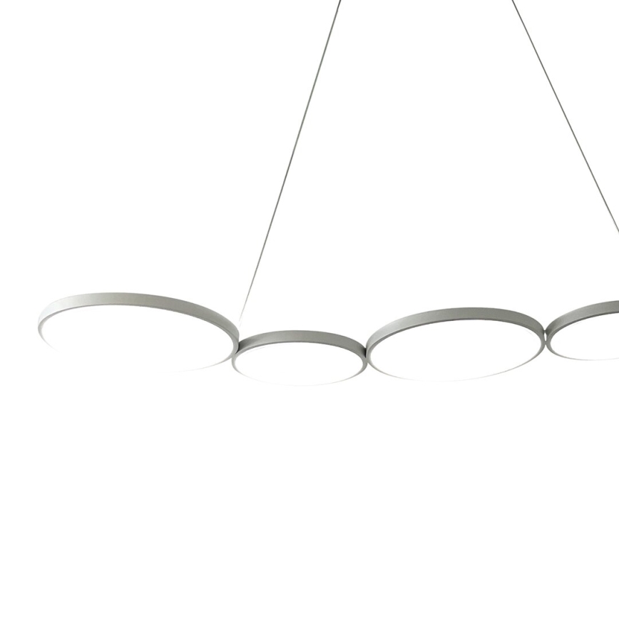 LED-kattokruunu johdossa OLYMPIA 5xLED/10W/230V harmaa