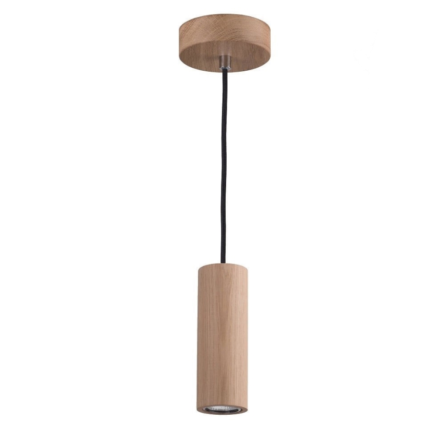 LED-kattokruunu johdossa PIPE 1xGU10/5W/230V matta tammi