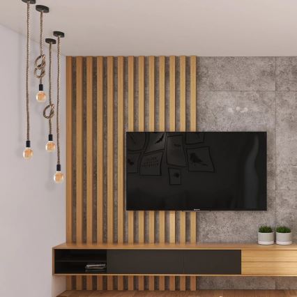 LED-kattokruunu johdossa ROPE 1xE27/8W/230V