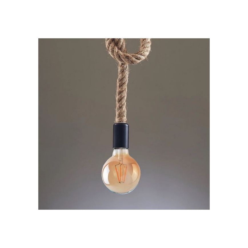 LED-kattokruunu johdossa ROPE 1xE27/8W/230V