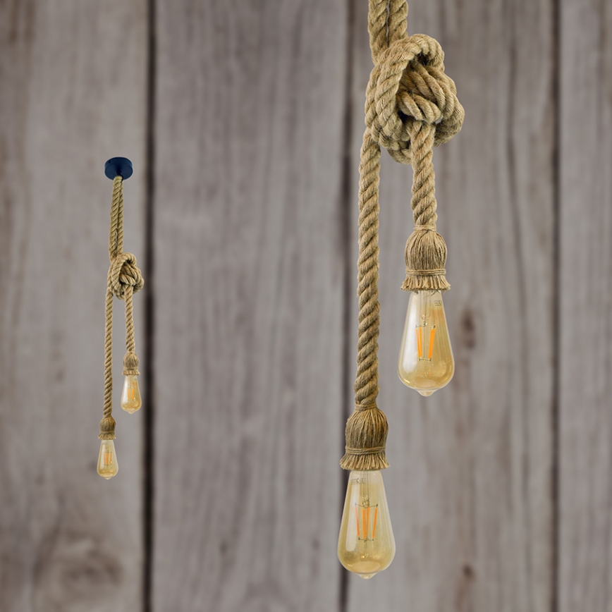 LED-kattokruunu johdossa ROPE 2xE27/10W/230V