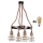 LED-kattokruunu johdossa ROPE ALEGRA 4xE27/10W/230V
