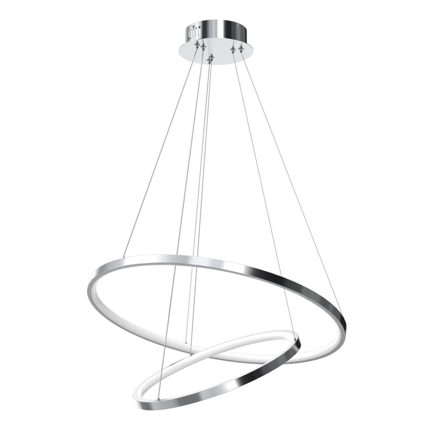 LED-kattokruunu johdossa ROTONDA LED/51W/230V kiiltävä kromi