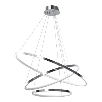 LED-kattokruunu johdossa ROTONDA LED/93W/230V kiiltävä kromi