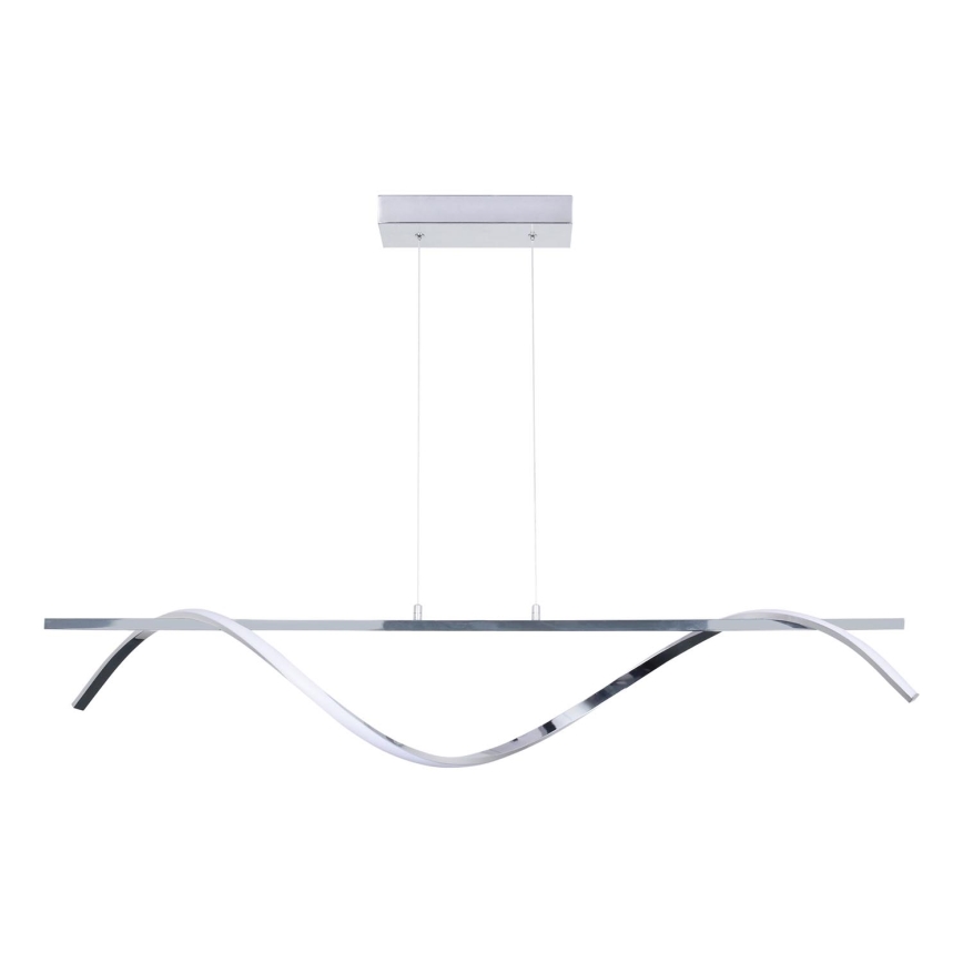 LED-kattokruunu johdossa RUMBA LED/23W/230V 4000K kiiltävä kromi
