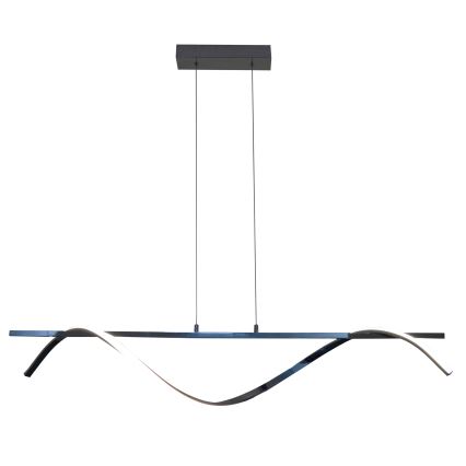 LED-kattokruunu johdossa RUMBA LED/23W/230V 4000K kiiltävä kromi