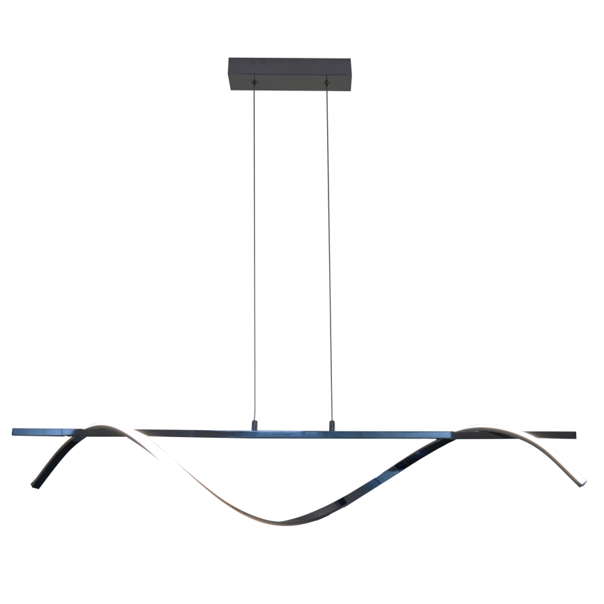 LED-kattokruunu johdossa RUMBA LED/23W/230V 4000K kiiltävä kromi