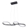 LED-kattokruunu johdossa SALSA LED/38W/230V 4000K musta
