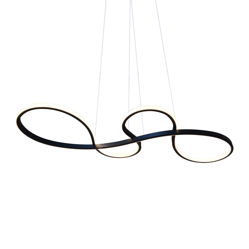 LED-kattokruunu johdossa SALSA LED/38W/230V 4000K musta