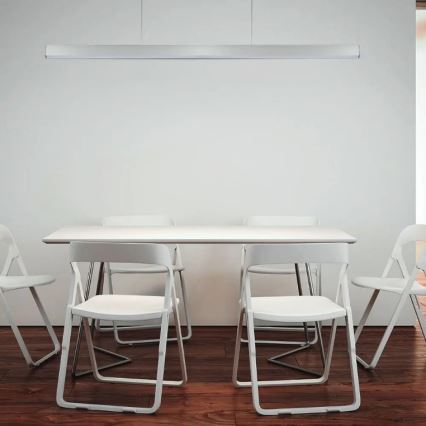 LED-kattokruunu johdossa SAMSUNG CHIP LED/40W/230V 4000K hopea