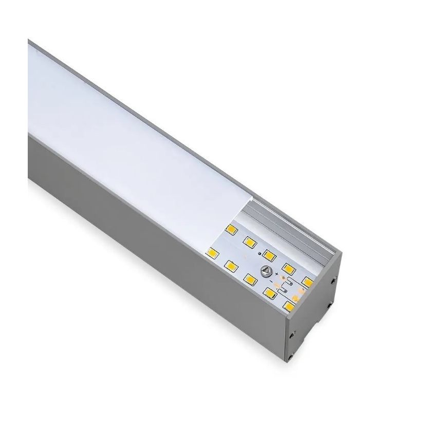 LED-kattokruunu johdossa SAMSUNG CHIP LED/40W/230V 4000K hopea