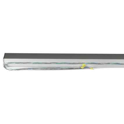 LED-kattokruunu johdossa SAMSUNG CHIP LED/40W/230V 4000K hopea