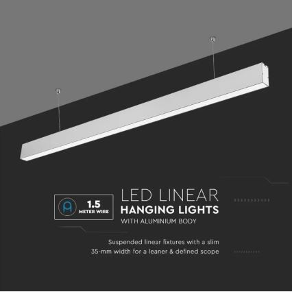 LED-kattokruunu johdossa SAMSUNG CHIP LED/40W/230V 4000K hopea