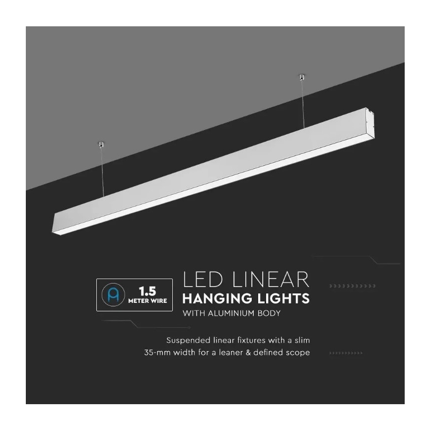 LED-kattokruunu johdossa SAMSUNG CHIP LED/40W/230V 4000K hopea