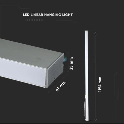LED-kattokruunu johdossa SAMSUNG CHIP LED/40W/230V 4000K hopea