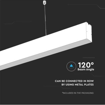 LED-kattokruunu johdossa SAMSUNG CHIP LED/40W/230V 6400K valkoinen