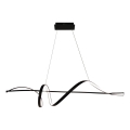 LED-kattokruunu johdossa SASH LED/36W/230V musta