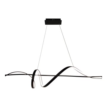 LED-kattokruunu johdossa SASH LED/36W/230V musta