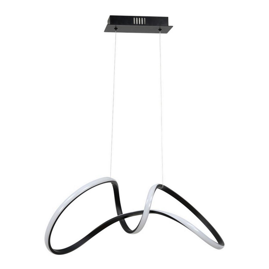 LED-kattokruunu johdossa TESORO LED/48W/230V musta