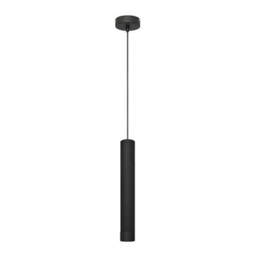 LED-kattokruunu johdossa TUBA 1xGU10/4,8W/230V musta