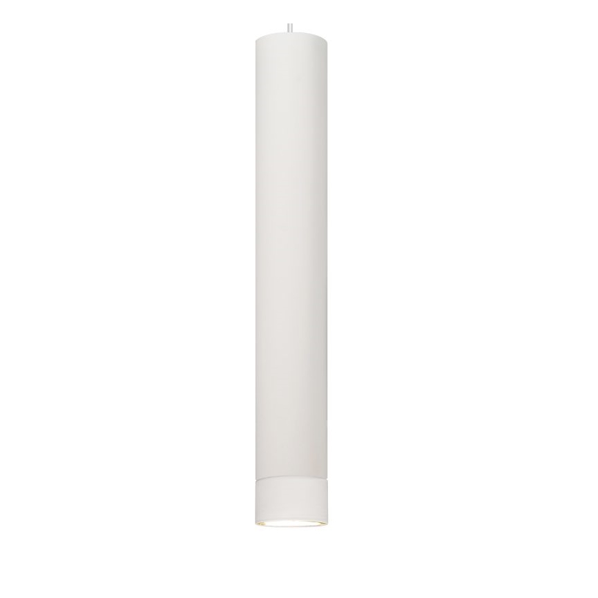 LED-kattokruunu johdossa TUBA 1xGU10/4,8W/230V valkoinen