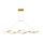 LED-kattokruunu johdossa TWIST LED/37W/230V 4000K 120 cm kulta