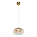 LED-kattokruunu johdossa VASO LED/4W/230V halkaisija 18 cm kulta/savuinen