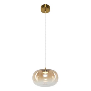 LED-kattokruunu johdossa VASO LED/4W/230V halkaisija 18 cm kulta/savuinen