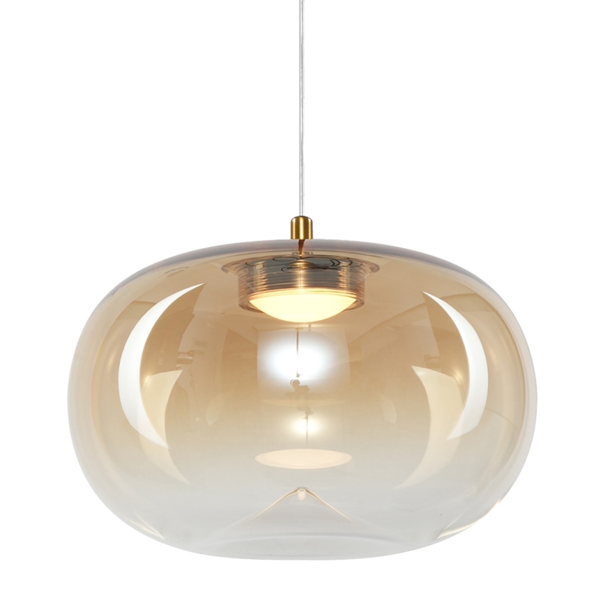 LED-kattokruunu johdossa VASO LED/4W/230V halkaisija 18 cm kulta/savuinen