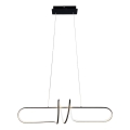 LED-kattokruunu johdossa VERTIGO LED/54W/230V musta