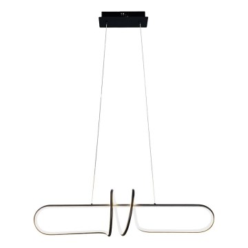 LED-kattokruunu johdossa VERTIGO LED/54W/230V musta
