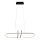 LED-kattokruunu johdossa VERTIGO LED/54W/230V musta