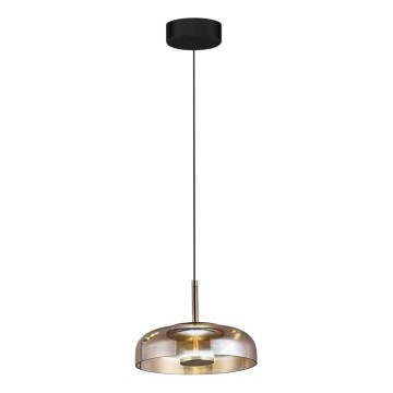 LED-kattokruunu johdossa VETRO LED/6W/230V halkaisija 23 cm beige/musta