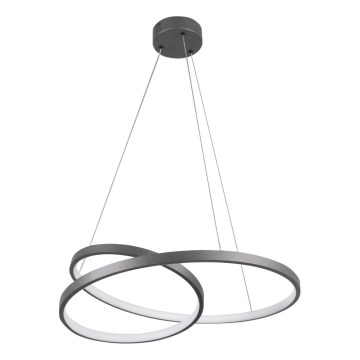 LED-kattokruunu johdossa ZEFIRA LED/40W/230V 4000K halkaisija 50 cm antrasiitti