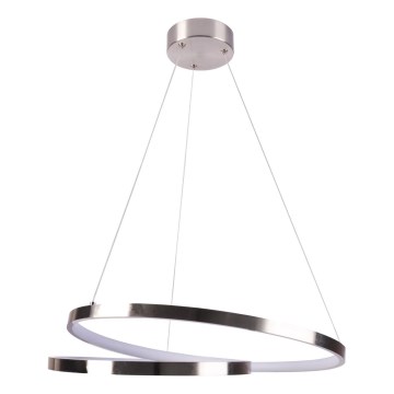 LED-kattokruunu johdossa ZEFIRA LED/40W/230V 4000K halkaisija 50 cm kiiltävä kromi